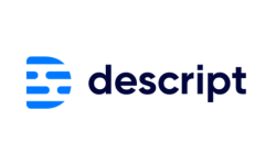 Descript Review - Descript podcast and video editing tool logo