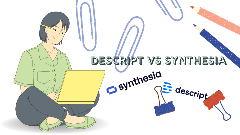Descript vs Synthesia comparison: text-based editor vs AI avatar video tool